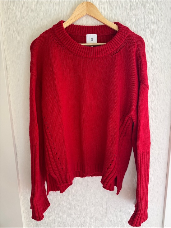 Goop Sweaters - G Label by goop Red Wool Sweater